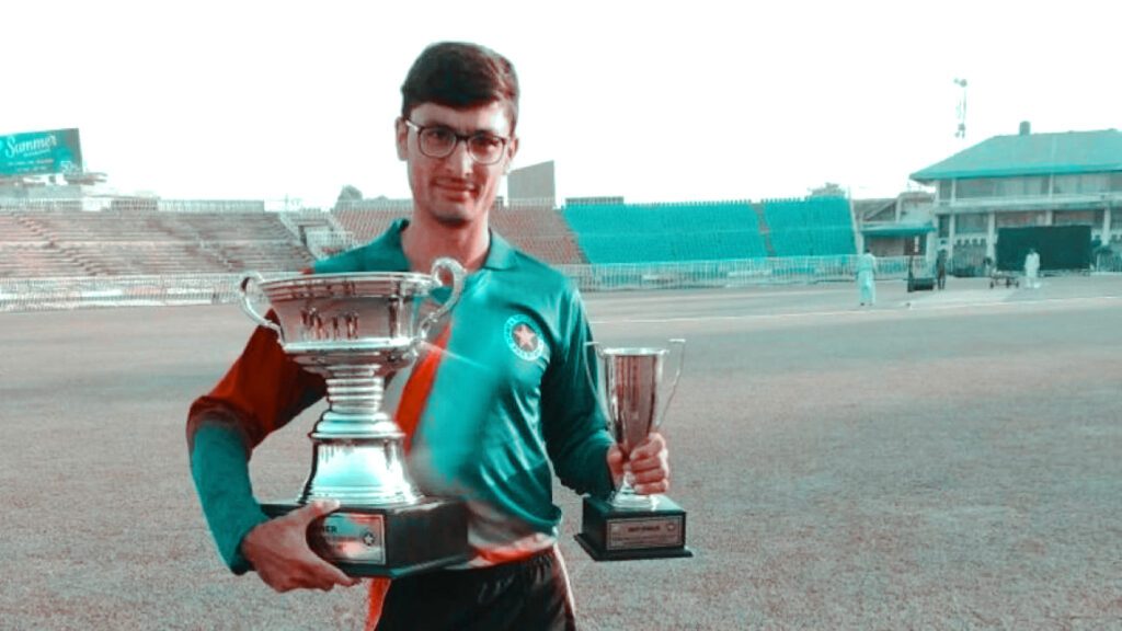 Who is Abrar Ahmad Biography Family Background and History abrar ahmad lift the trophy